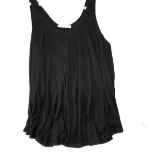 Black flowy tank top